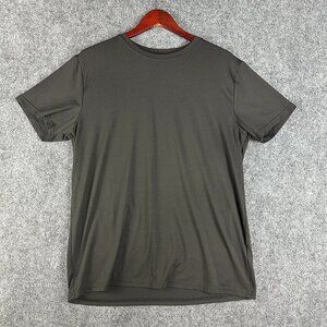 32 Degrees Tee Mens Large Cool Black Short Sleeve Crew Neck Pullover Shirt